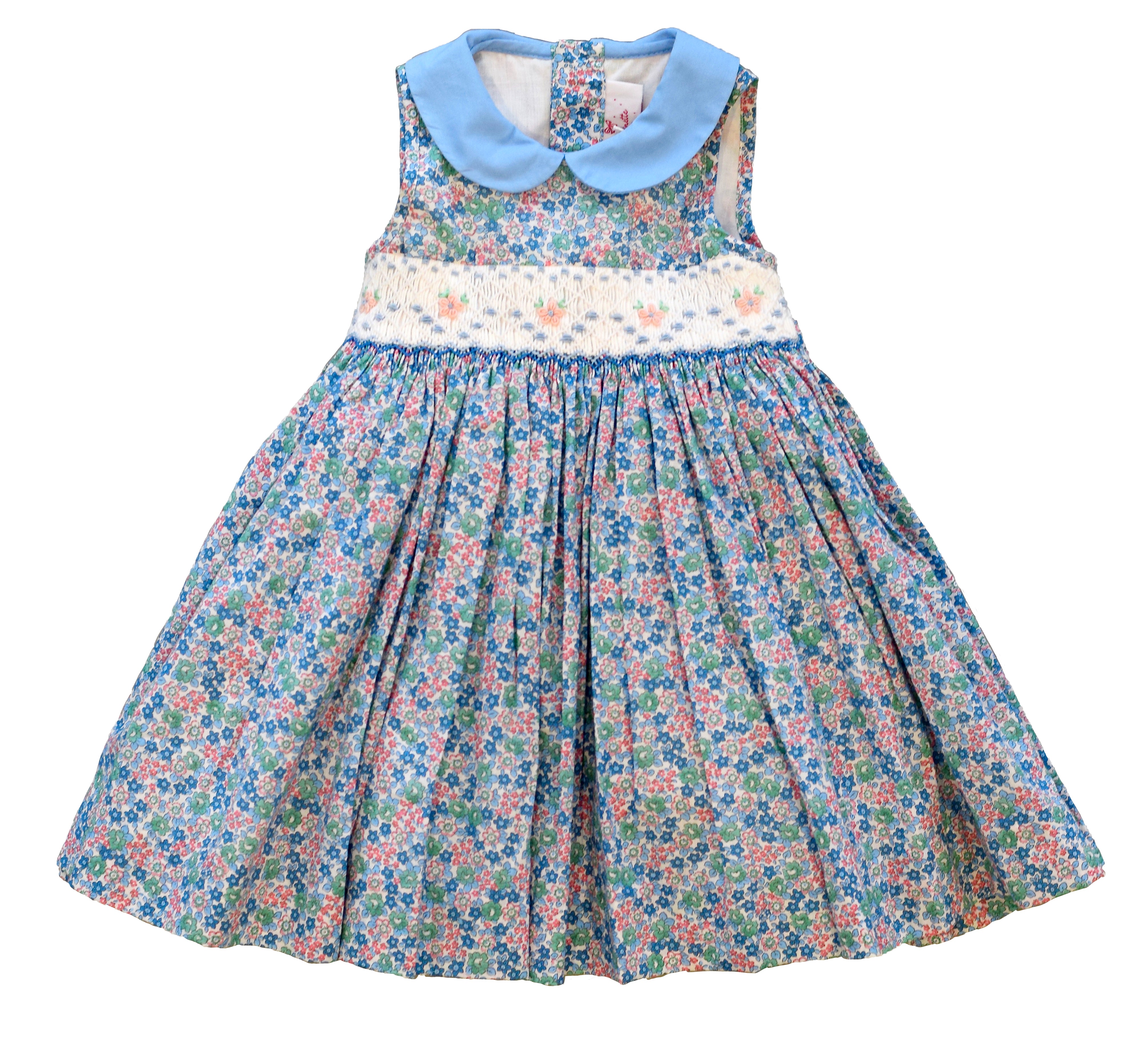 Anotoinette Paris girls lady blue dress