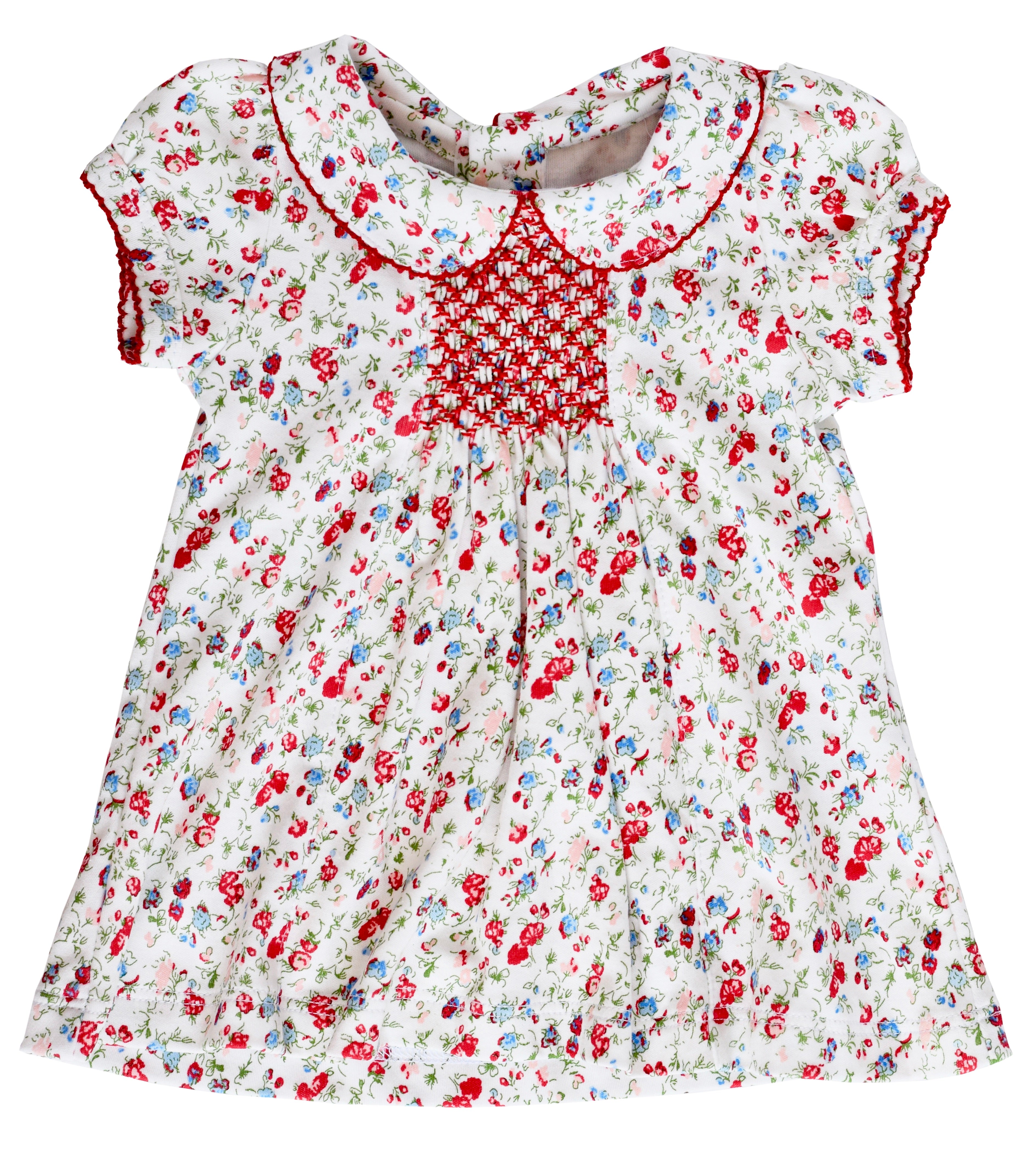 Pineapple Sunshine Poppy Floral Smocked Dress