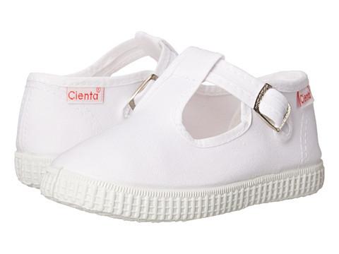 Cienta White T-Strap | Little Birdies