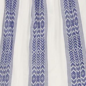 Daphne Girl's Flutter Sleeve Dress Navy Stripe