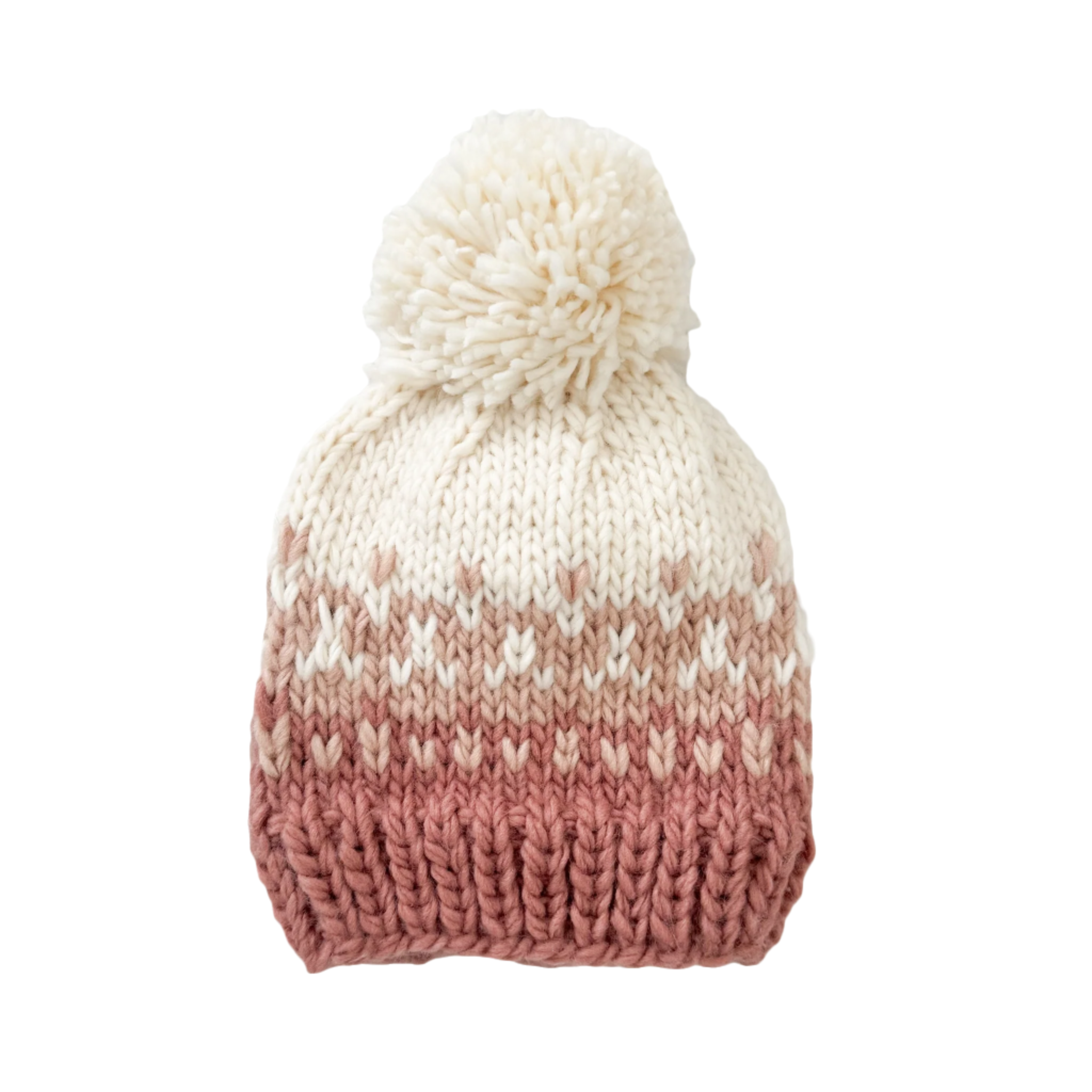 The Blueberry Hill Nell Stripe Hat- Rose/Blush - Little Birdies