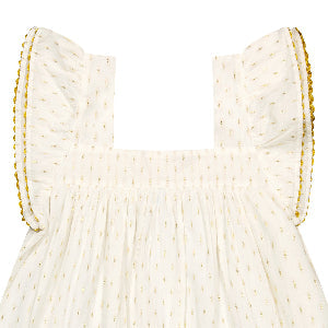 Maxi Sandrine Women's Dress Gold Dobby