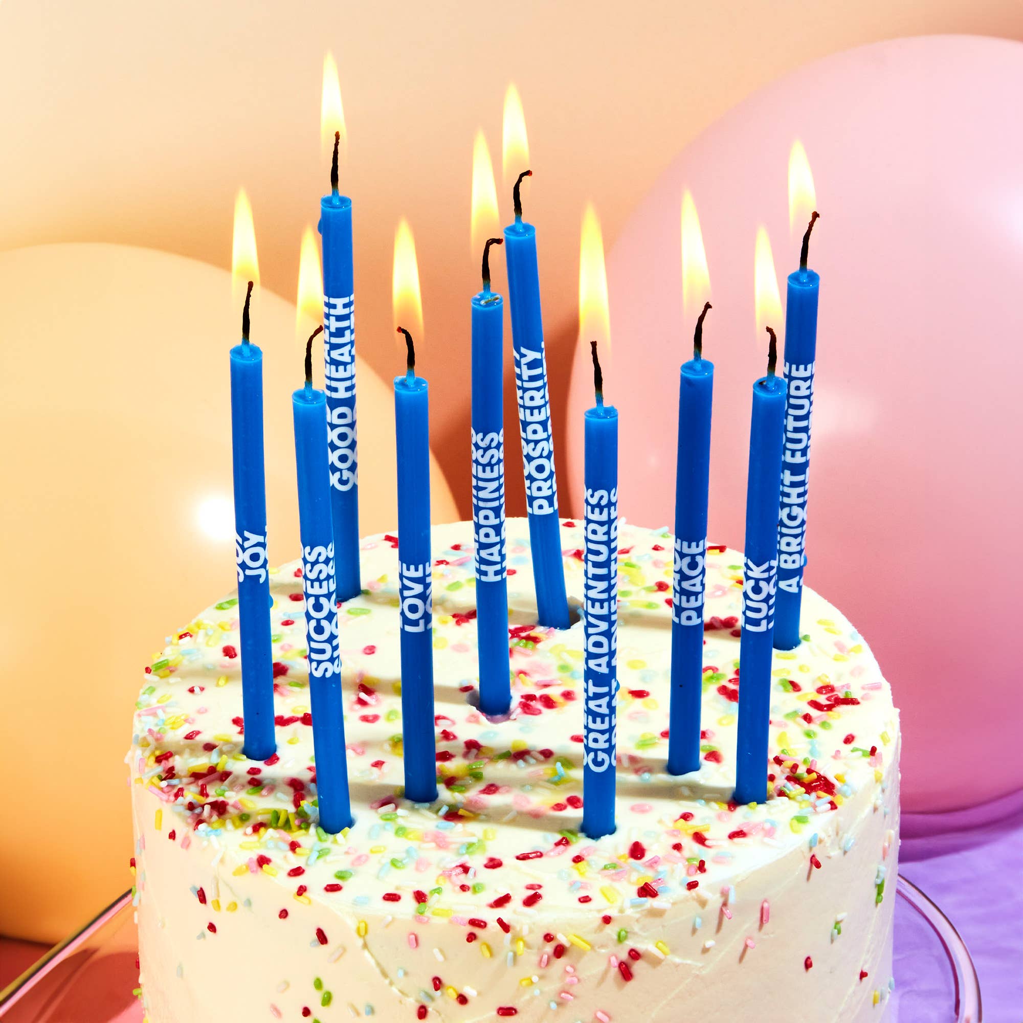 Wishing You: Birthday Candles - Pink