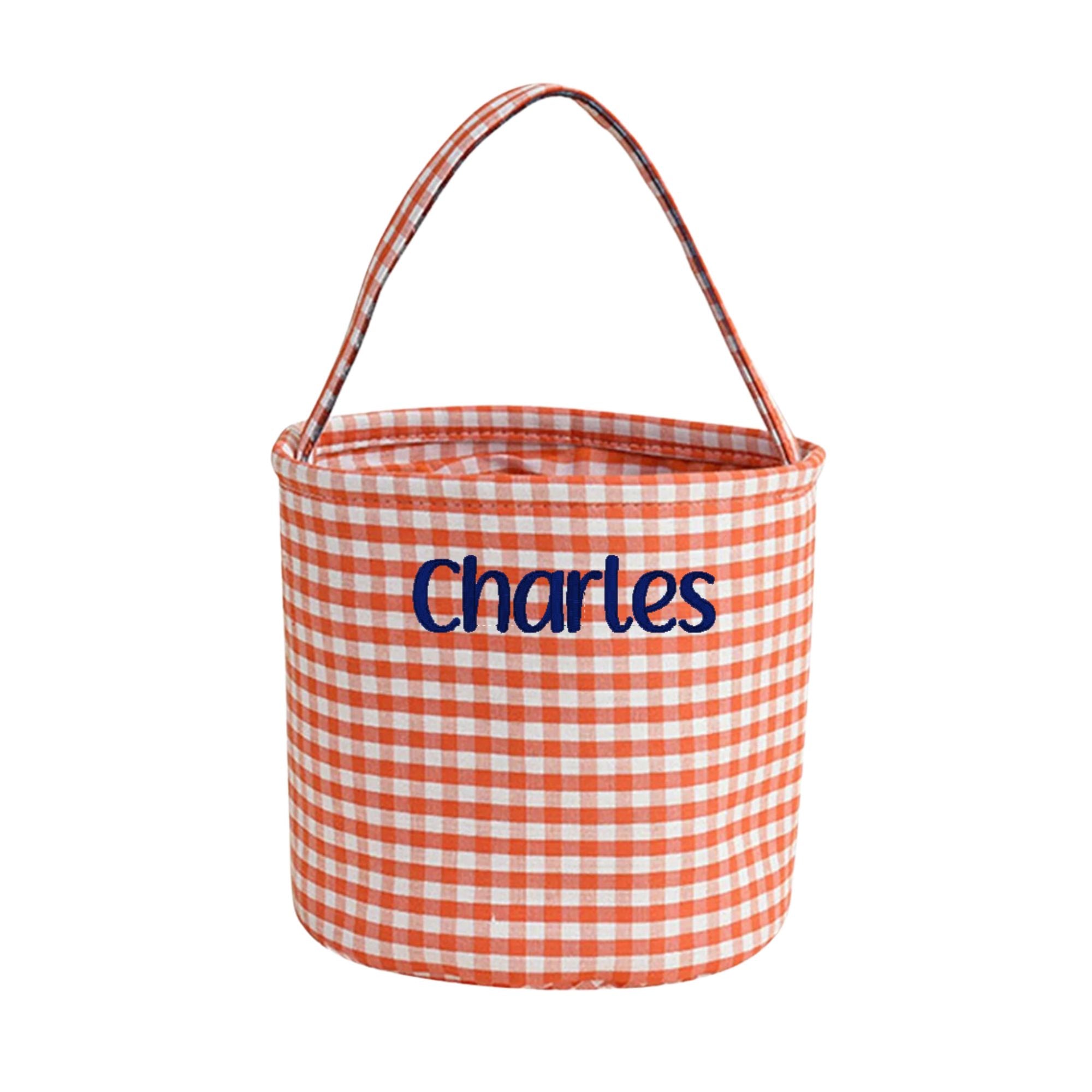 Halloween Trick or Treat Gingham Baskets