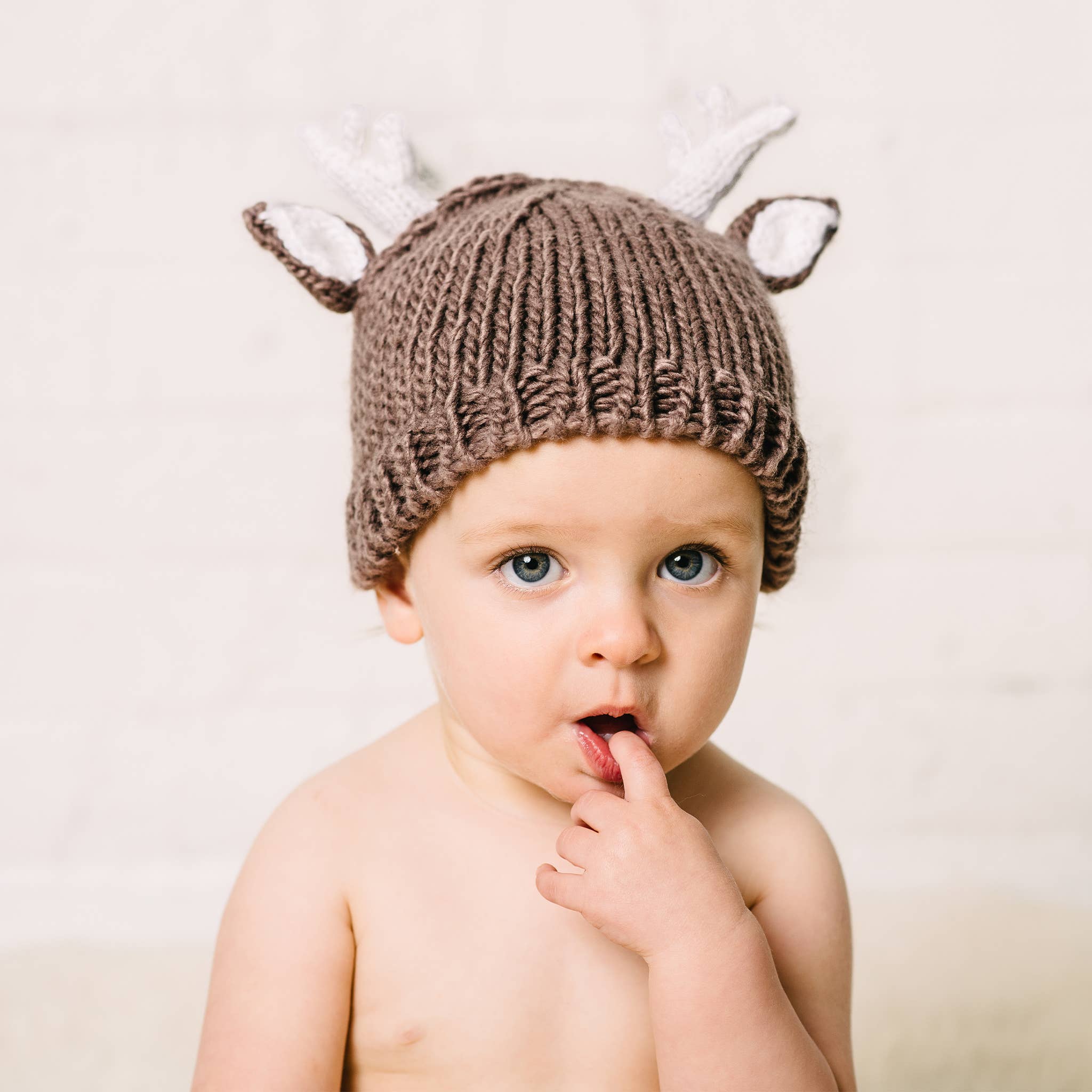 Hartley Deer Tan | Baby & Kids Hat Beanie Gift