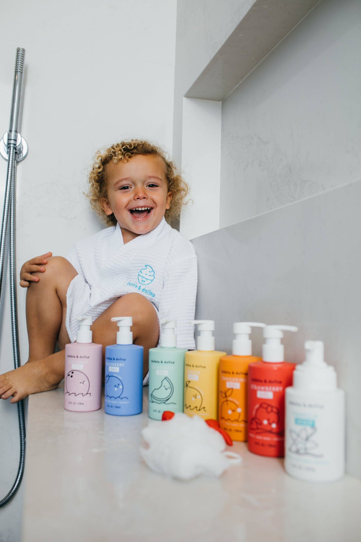 Tear-Free Shampoo, Body Wash, & Bubbles - Blueberry