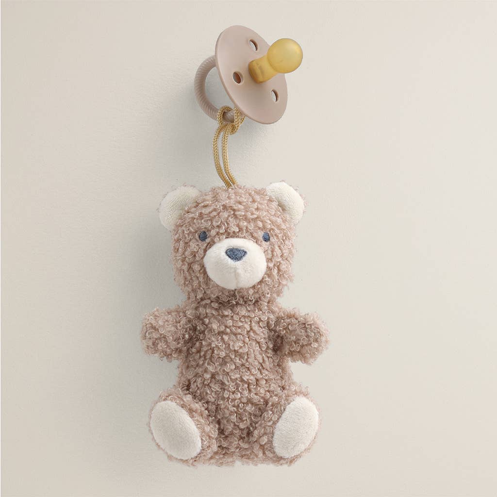 Teddy Bear Bitzy Pal Natural Rubber Pacifier & Plush
