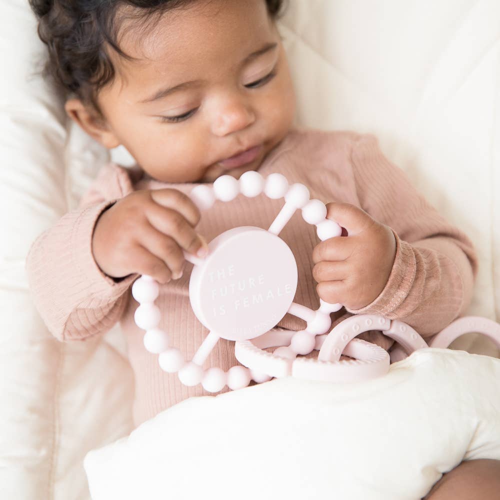 The Future is Female Happy Teether