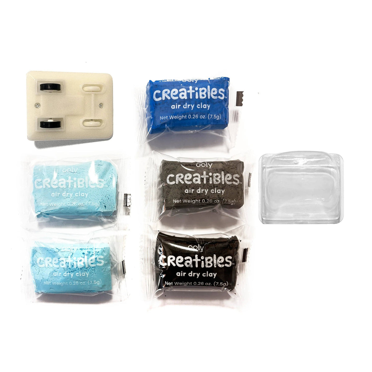 Creatibles Mini Air Dry Clay Car Kit - Speedy Shark