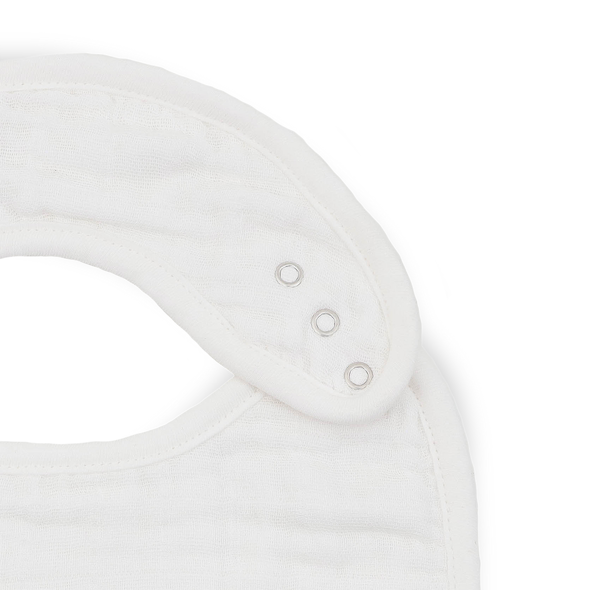 Organic Cotton Muslin Classic Bib 3 Pack - Soft Neutrals