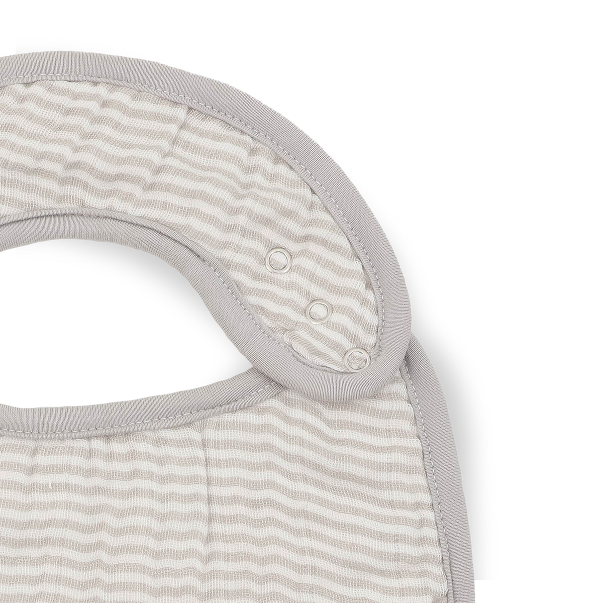 Organic Cotton Muslin Classic Bib 3 Pack - Soft Neutrals