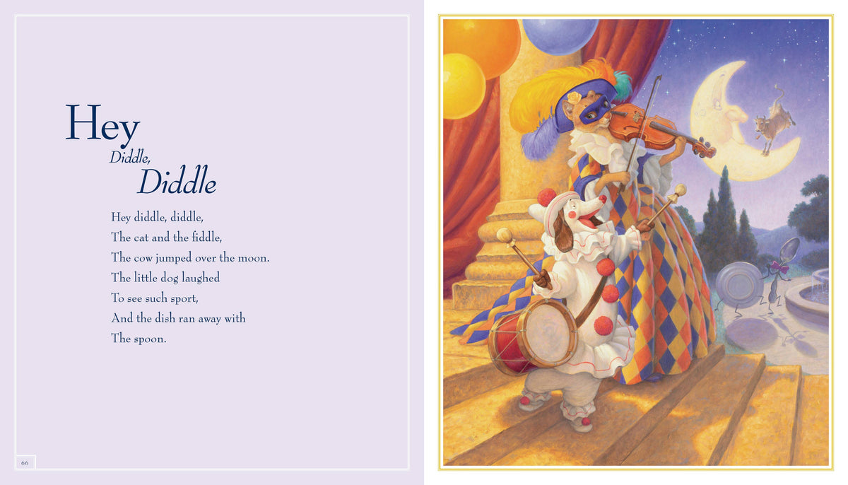 Favorite Nursery Rhymes from Mother Goose by Scott Gustafson baby book - Little Birdies Boutique