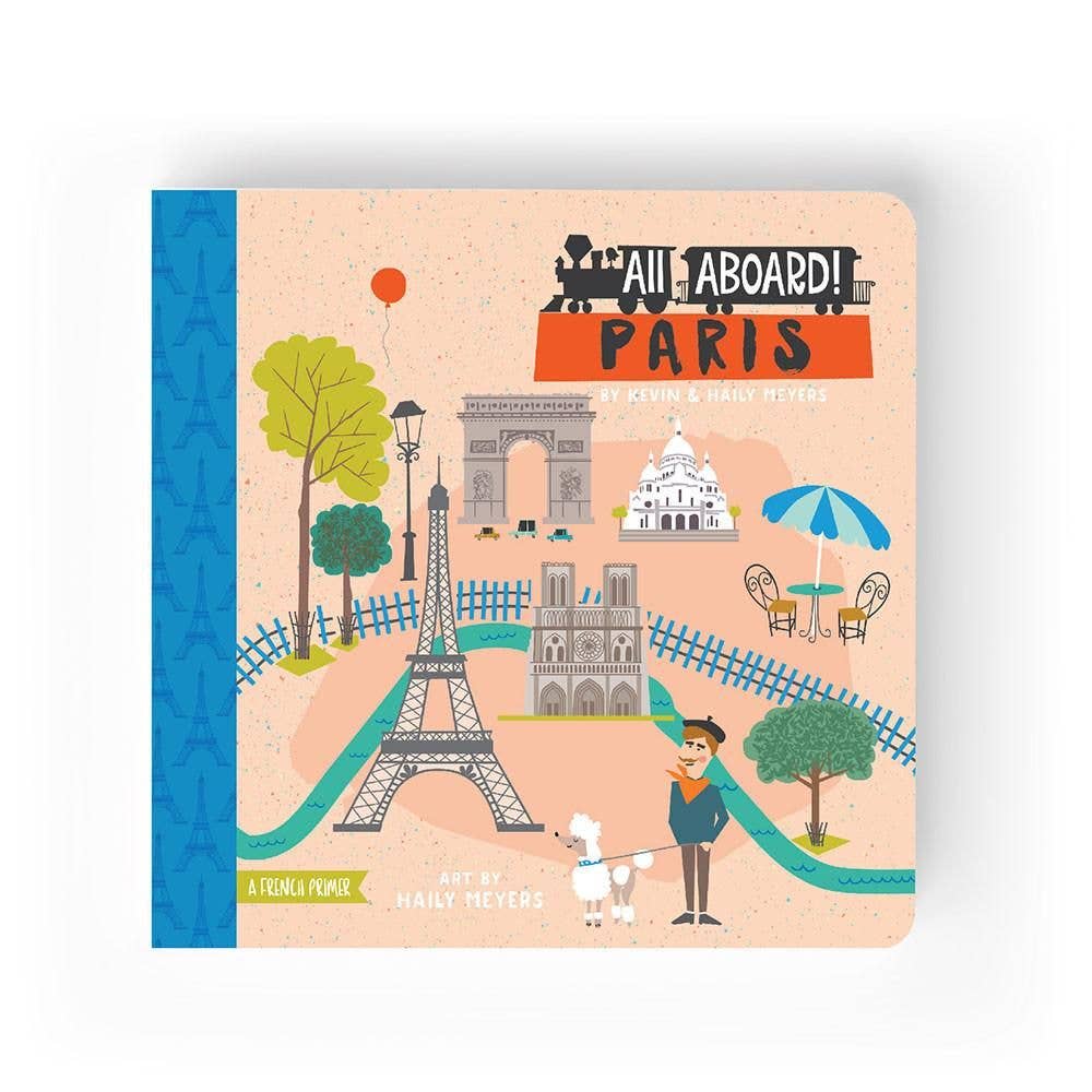 Babylit All Aboard Paris Children's Book - Little Birdies Boutique