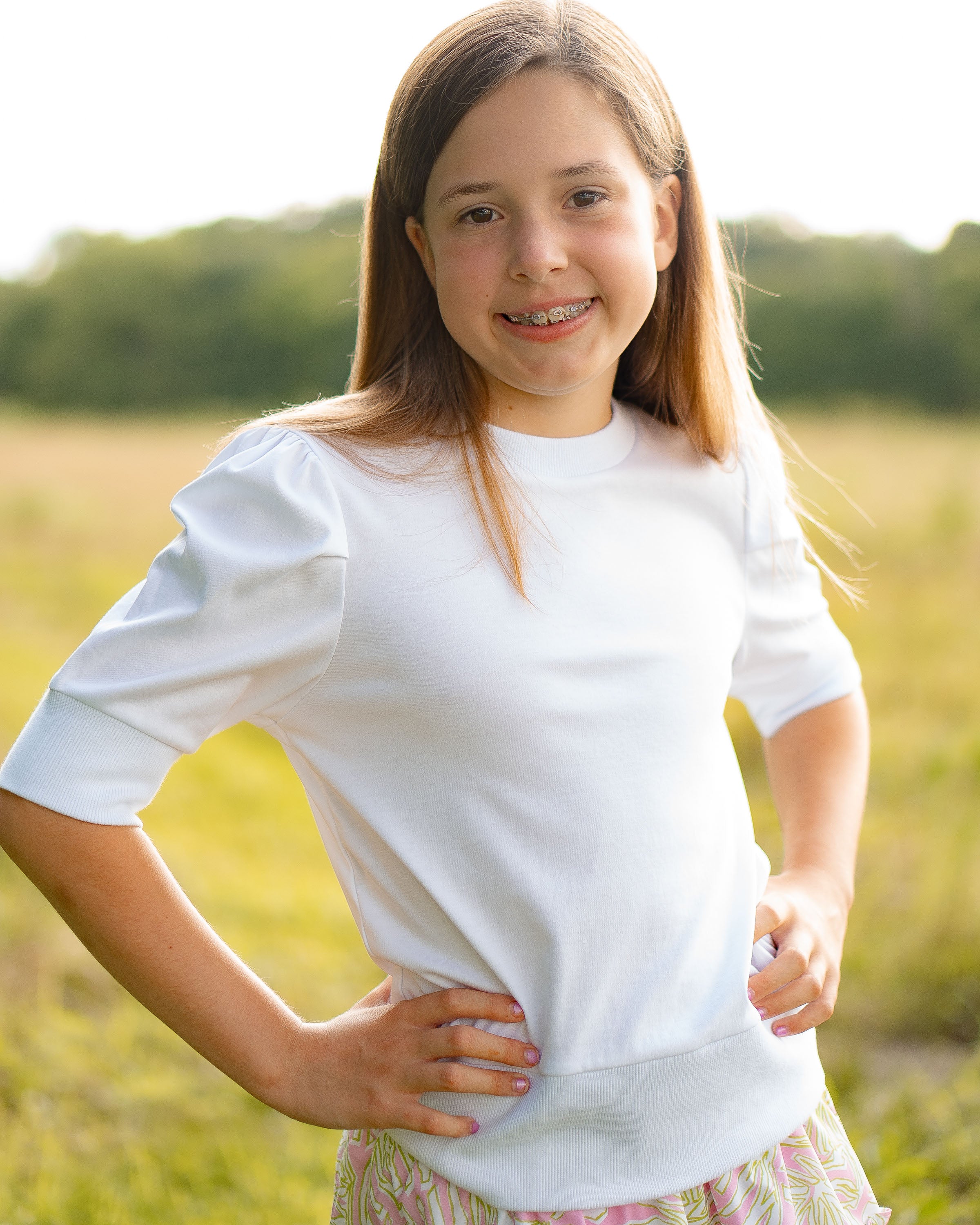 Madison Top - White