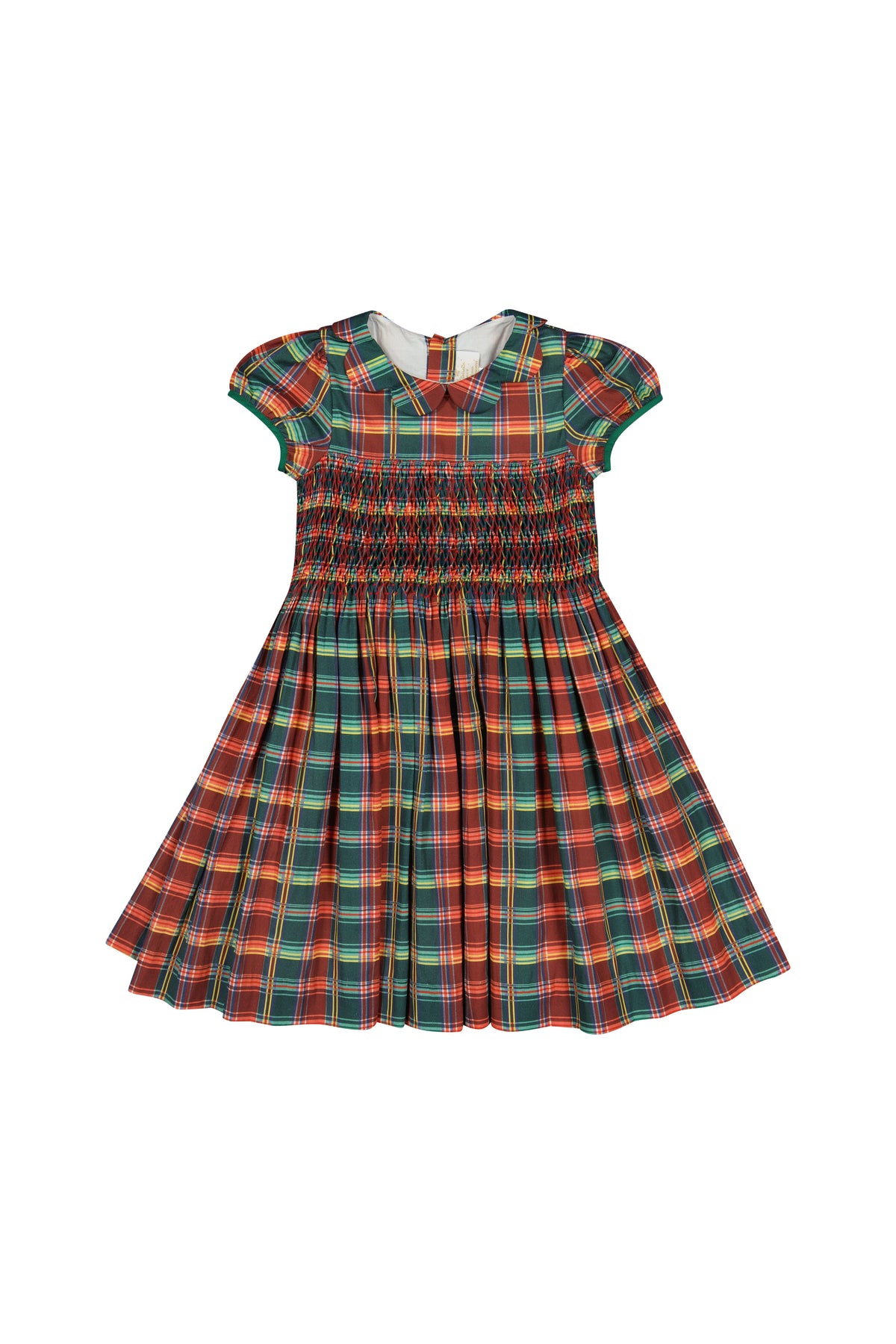 Antoinette Paris VICTOIRE TARTAN SMOCKED DRESS- Little Birdies