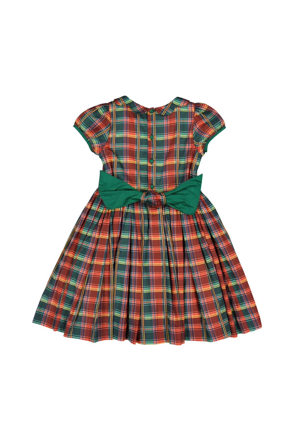 Antoinette Paris VICTOIRE TARTAN SMOCKED DRESS- Little Birdies