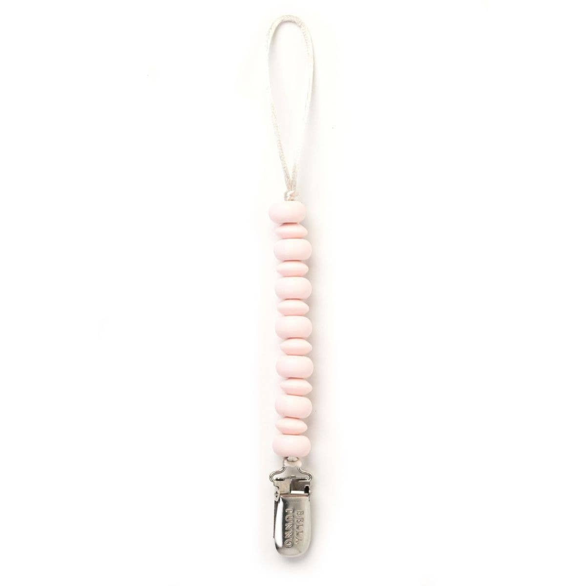 Bella Tunno Silicone Teether Light Pink Pacifier Clip - LIttle Birdies Boutique Children's store
