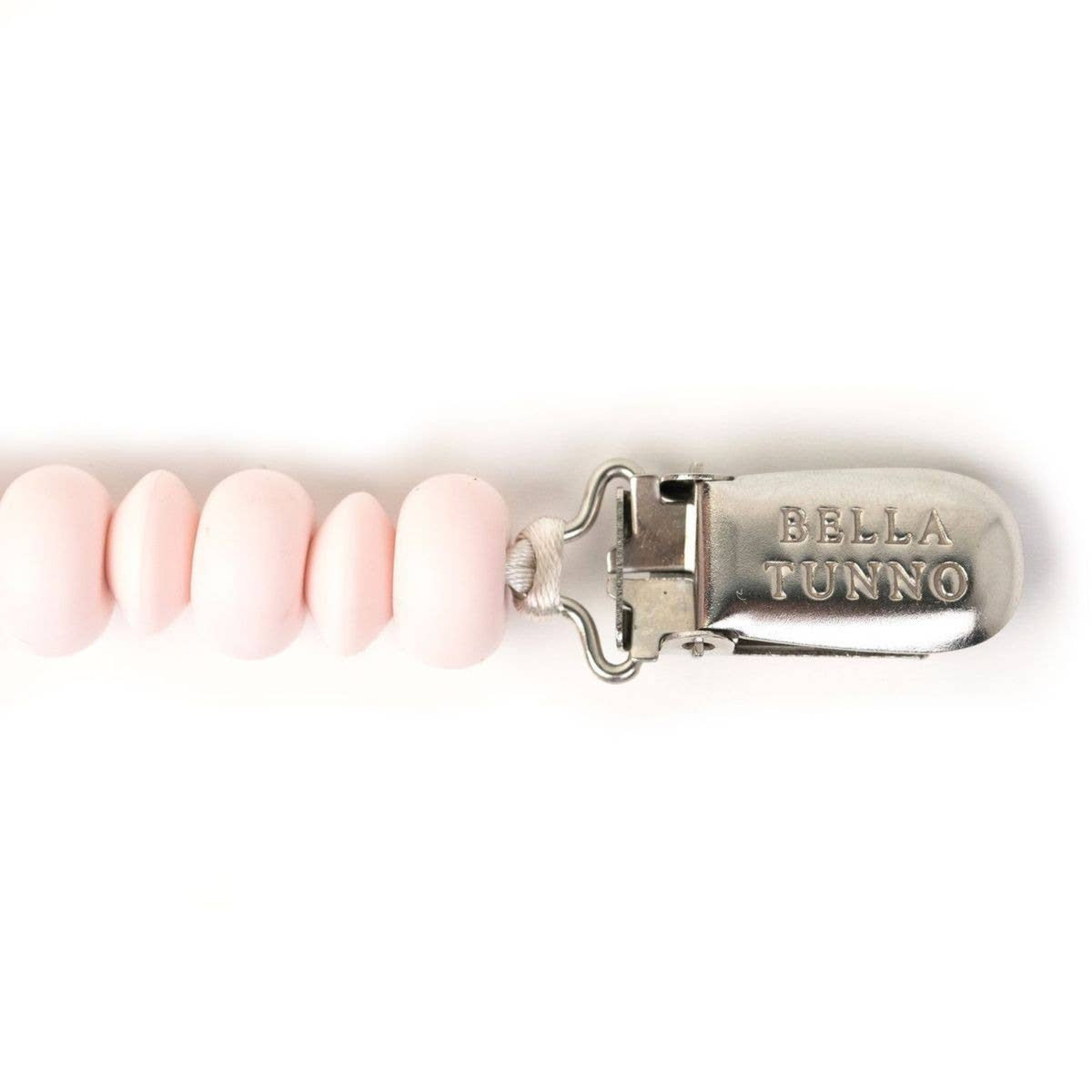Bella Tunno Silicone Teether Light Pink Pacifier Clip - LIttle Birdies Boutique Children's store