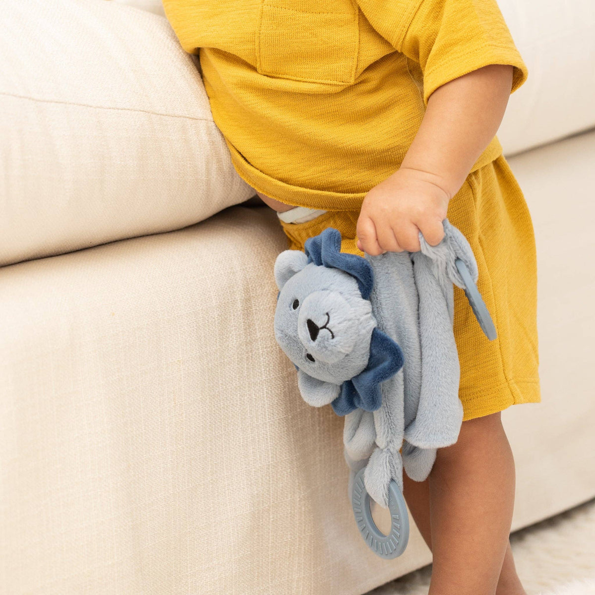 Bella Tunno Teether Buddy Leo the Lion Plush Lovie - Little Birdies Boutique children's store