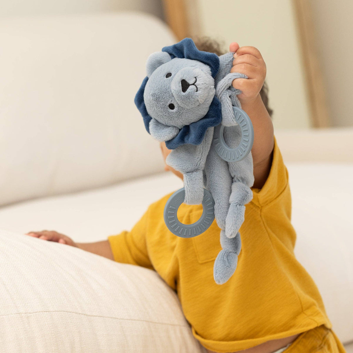 Bella Tunno Teether Buddy Leo the Lion Plush Lovie - Little Birdies Boutique children's store