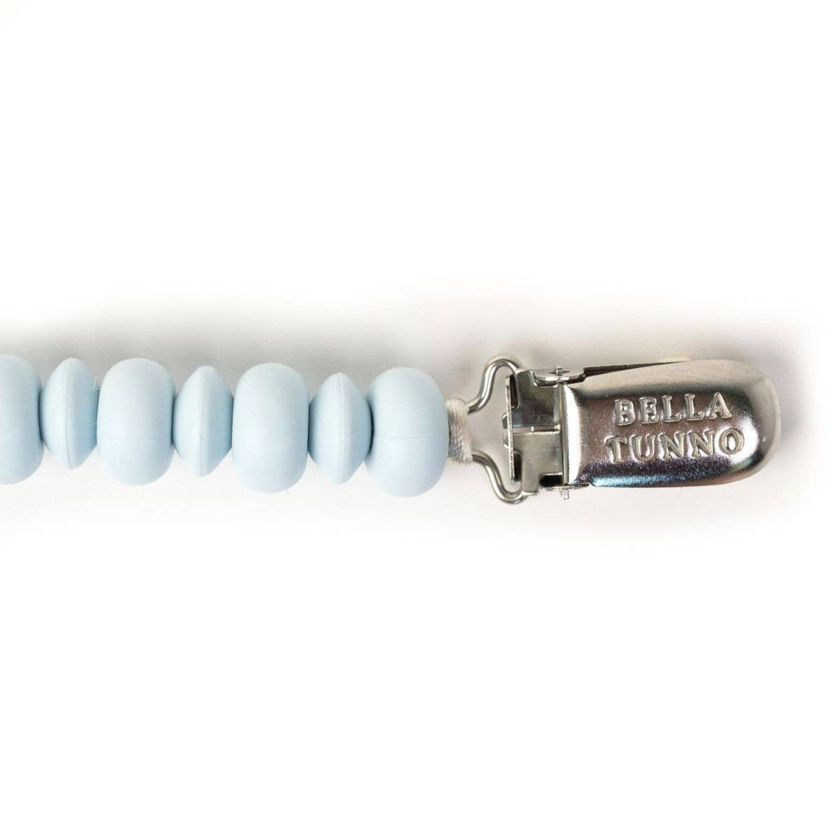 Bella Tunno silicone Light Blue Pacifier Clip- Little Birdies children's boutique
