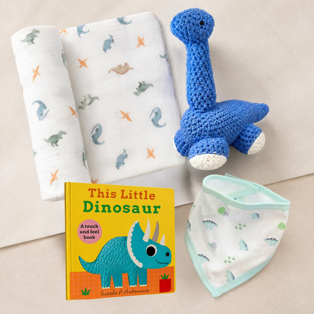 Dino Snuggles Gift Set