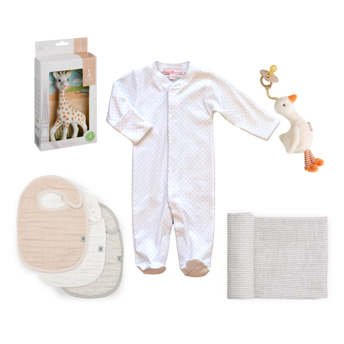 Soft Neutrals Baby Gift Set - Curated for you!