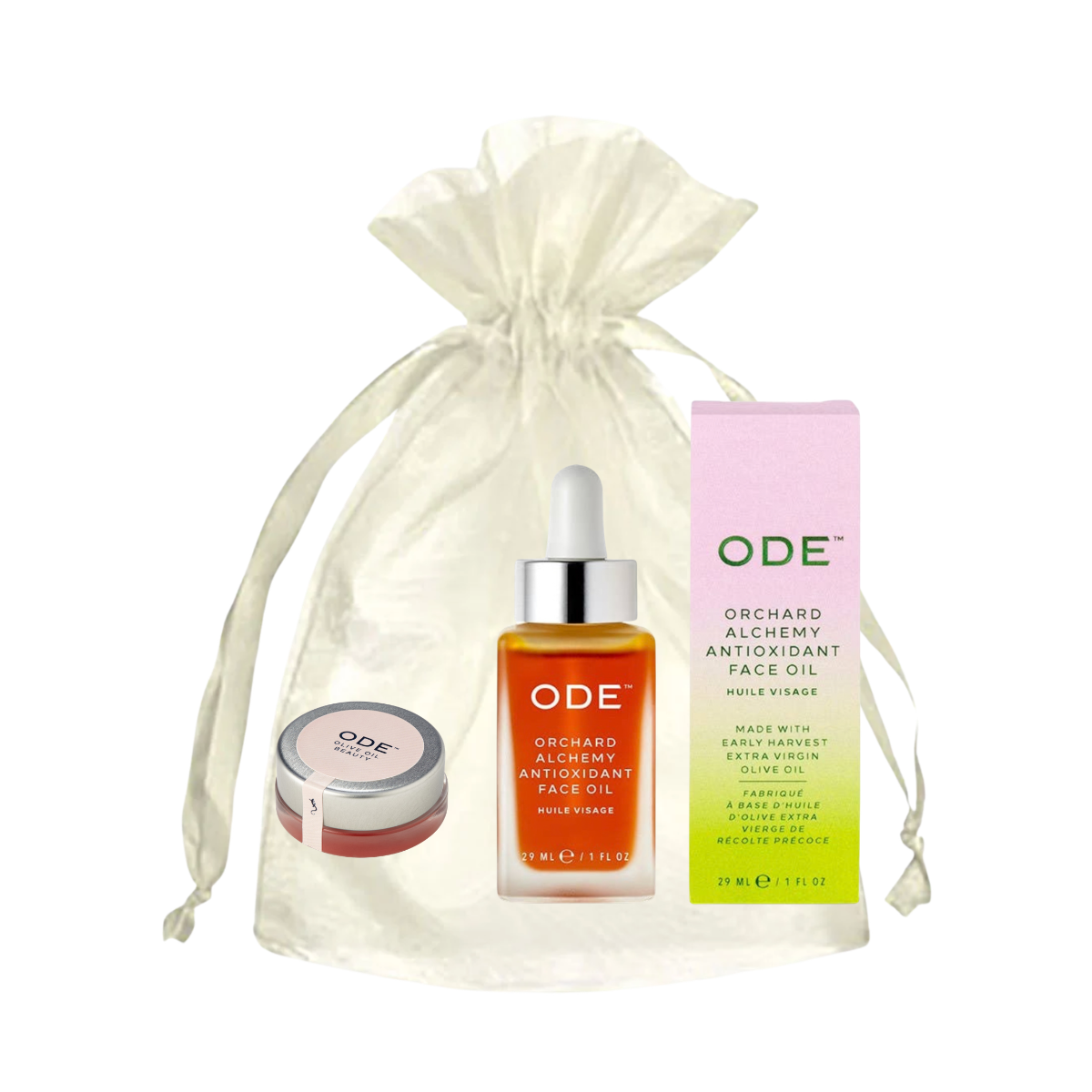 Ode Lip Balm and Face Oil Set