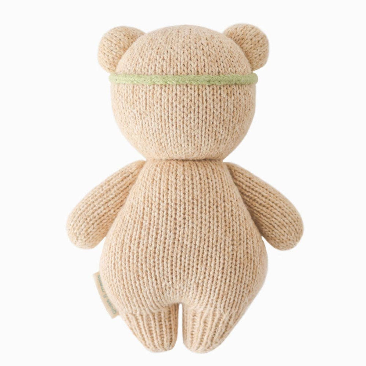 Cuddle + Kind Knit Teddy Bear Stuffed Animal with flower crown - Little Birdies Boutique baby gifts