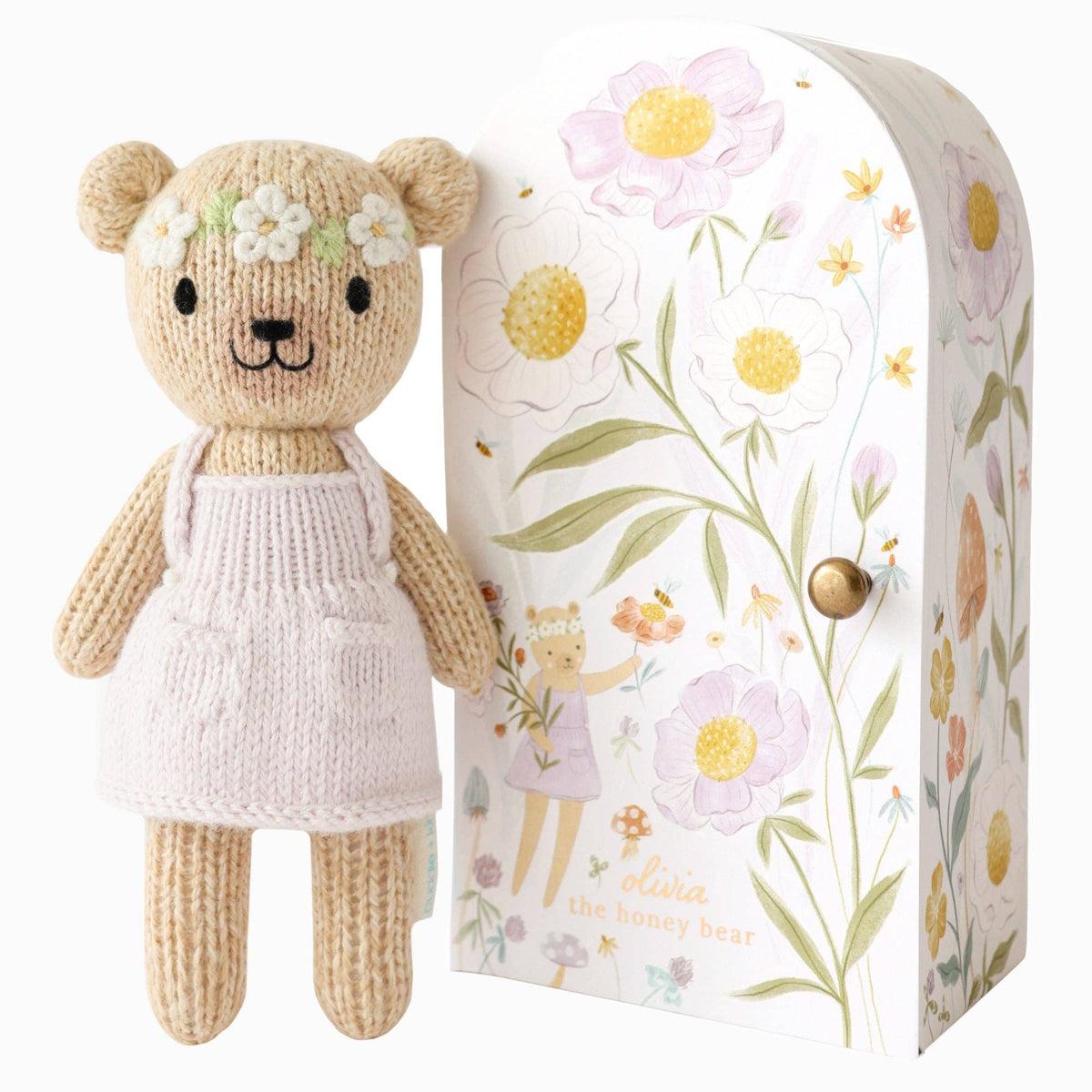 Cuddle + Kind Tiny Olivia- The Honey Bear Stuffed Animal - Little Birdies Boutique children's store
