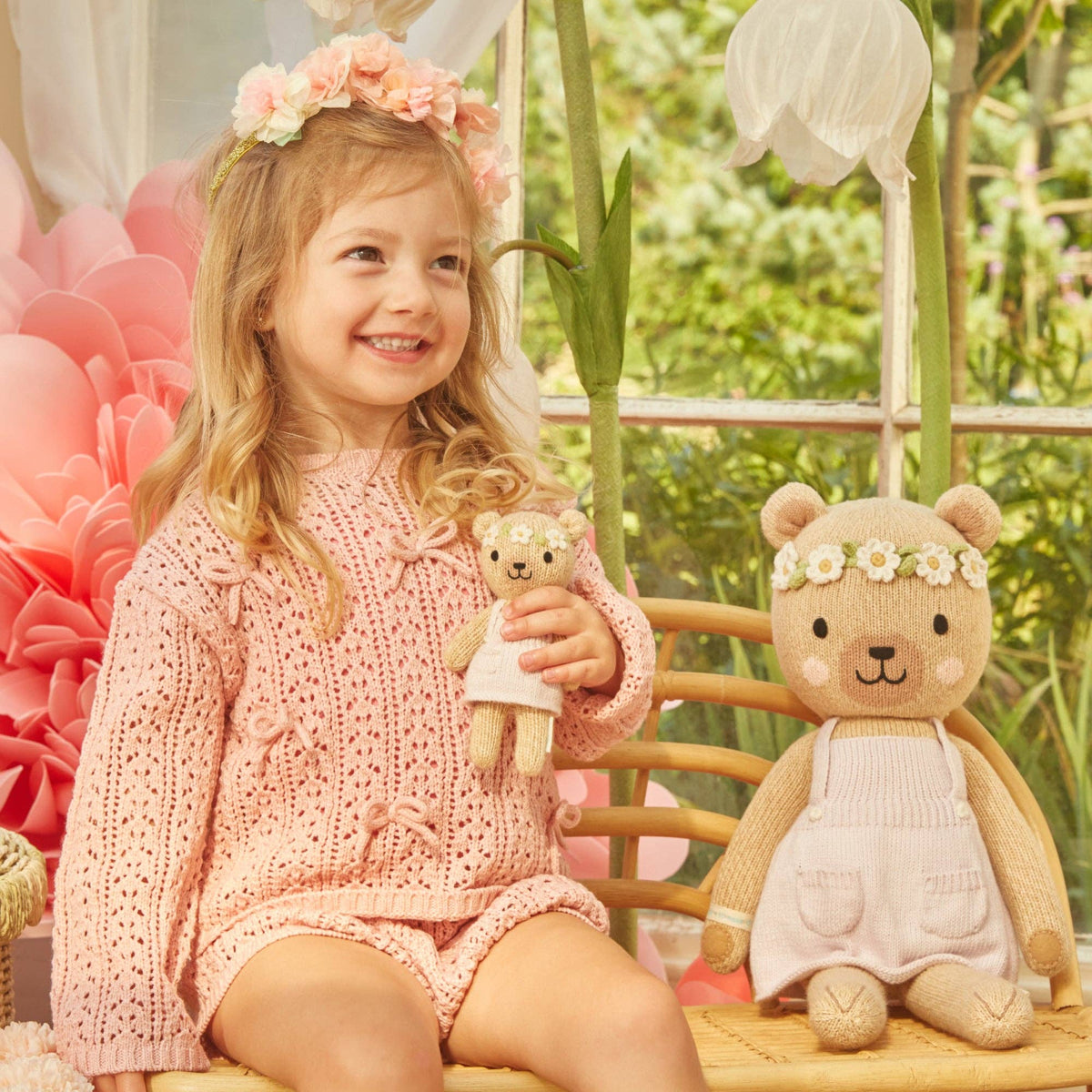 Cuddle + Kind Tiny Olivia- The Honey Bear Stuffed Animal - Little Birdies Boutique children's store