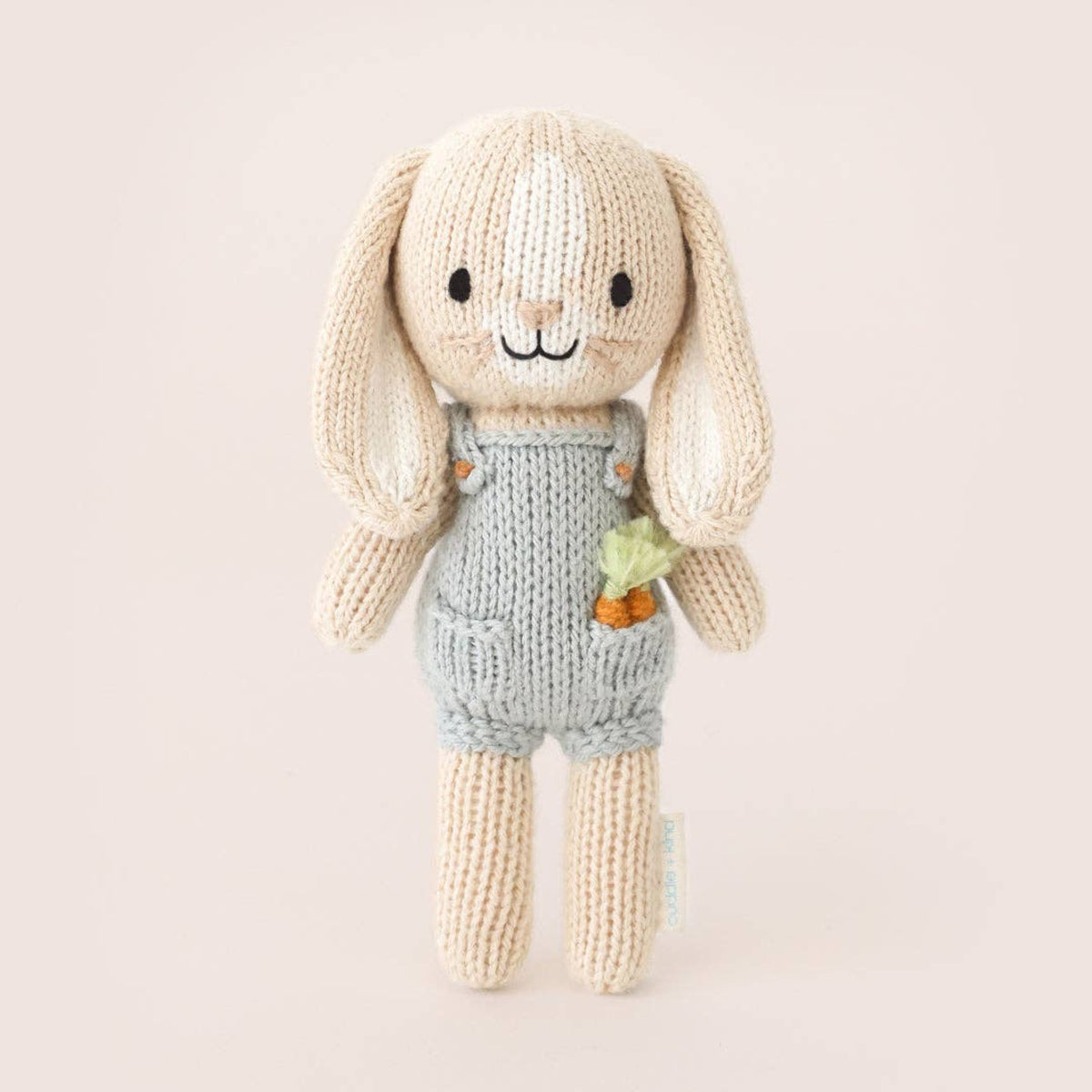 Cuddle + Kind knit bunny doll Tiny Henry the Bunny - Little Birdies Boutique Easy Baby gifting 