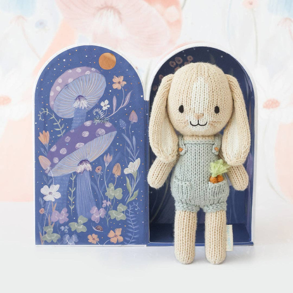 Cuddle + Kind knit bunny doll Tiny Henry the Bunny - Little Birdies Boutique Easy Baby gifting 