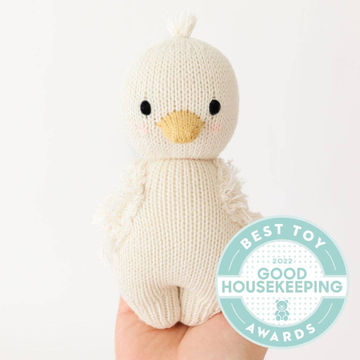 Cuddle + Kind knit doll baby stuffed animal Baby Gosling - Little Birdies Baby Gifts