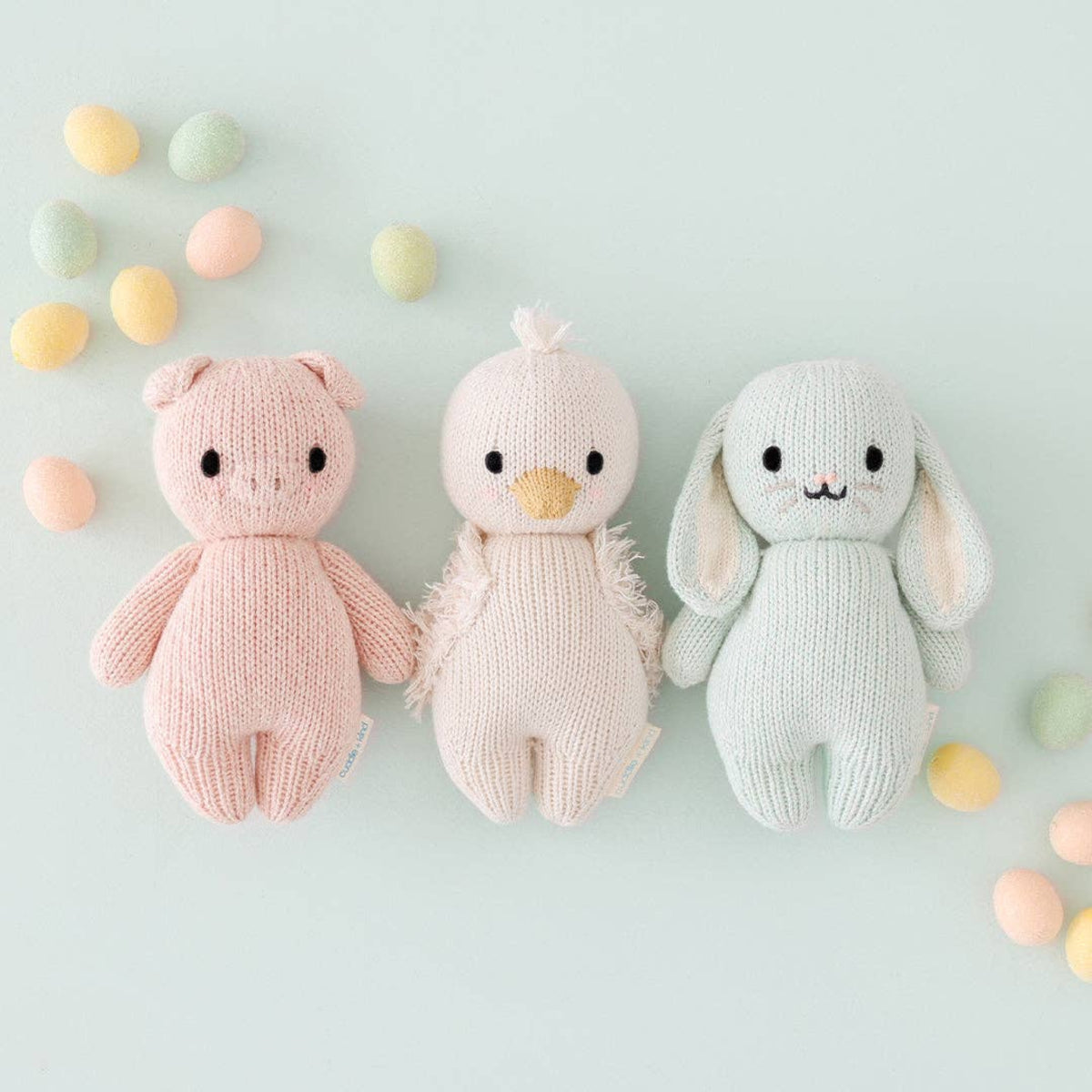 Cuddle + Kind knit doll baby stuffed animal Baby Gosling - Little Birdies Baby Gifts