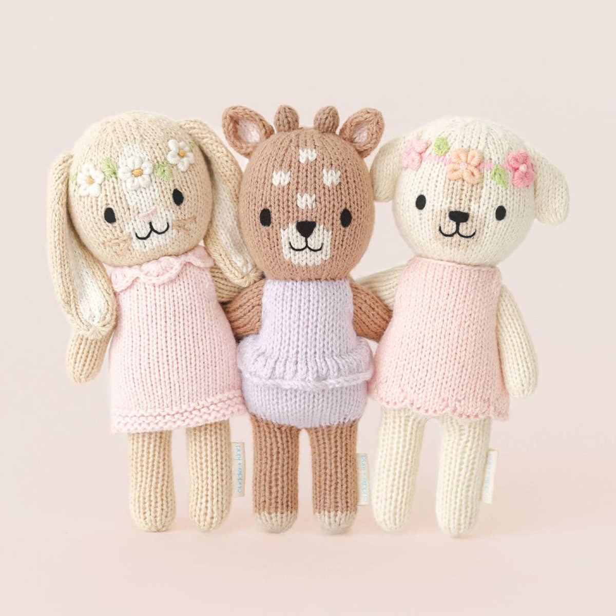 Cuddle + Kind plush Tiny Charlotte The Dog - Little Birdies children's store