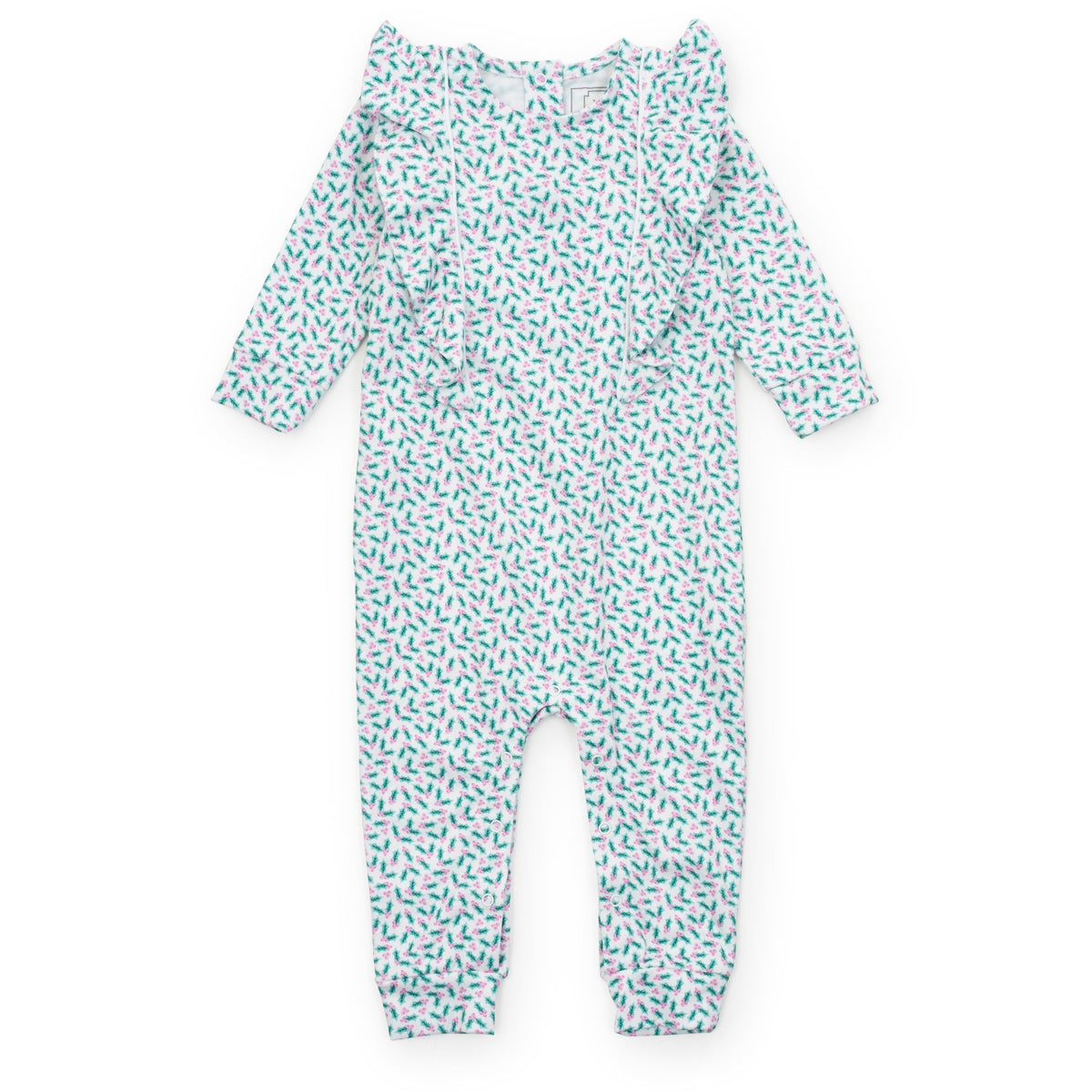 Evelyn Girls' Romper Holly Holiday