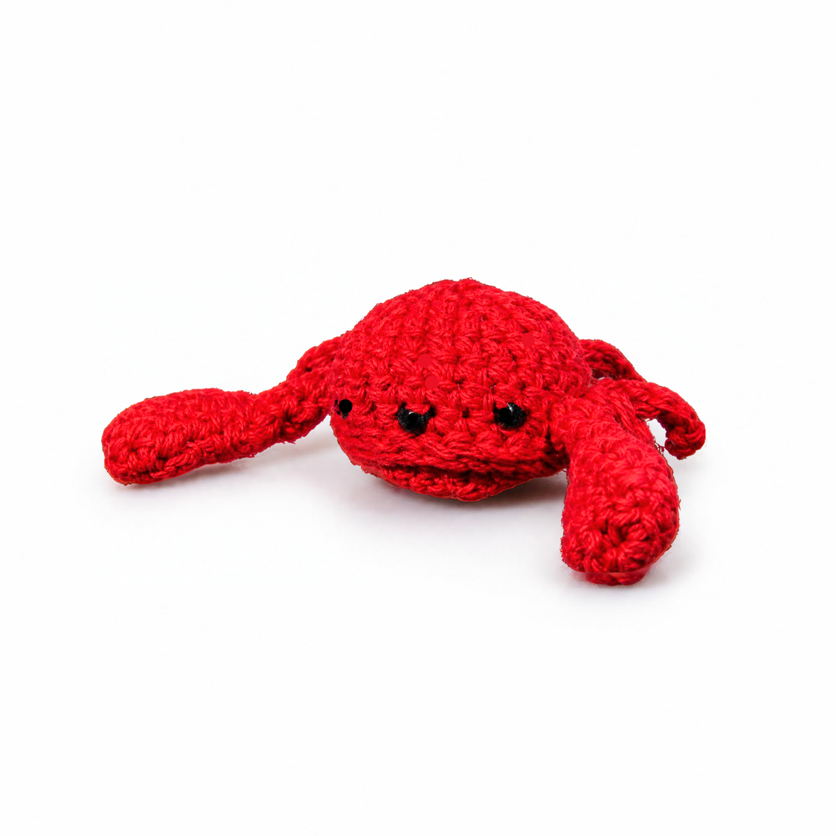 Hooked and LoopyKnit Mini Lobster Toy- Red - Nautical - Little Birdies