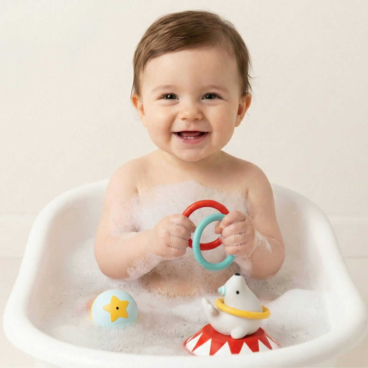 Itzy Ring Toss™ Circus - Bath & Water Toy -Little Birdies