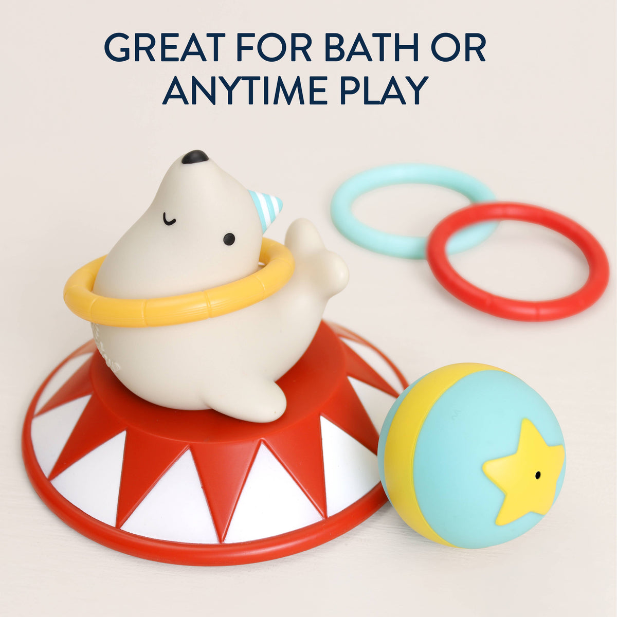 Itzy Ring Toss™ Circus - Bath & Water Toy -Little Birdies
