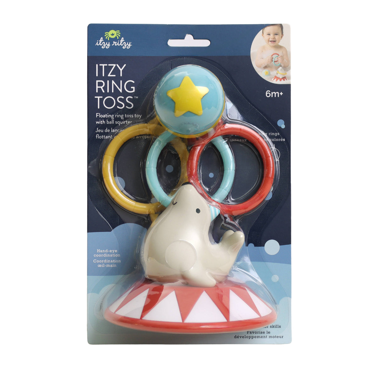Itzy Ring Toss™ Circus - Bath & Water Toy -Little Birdies