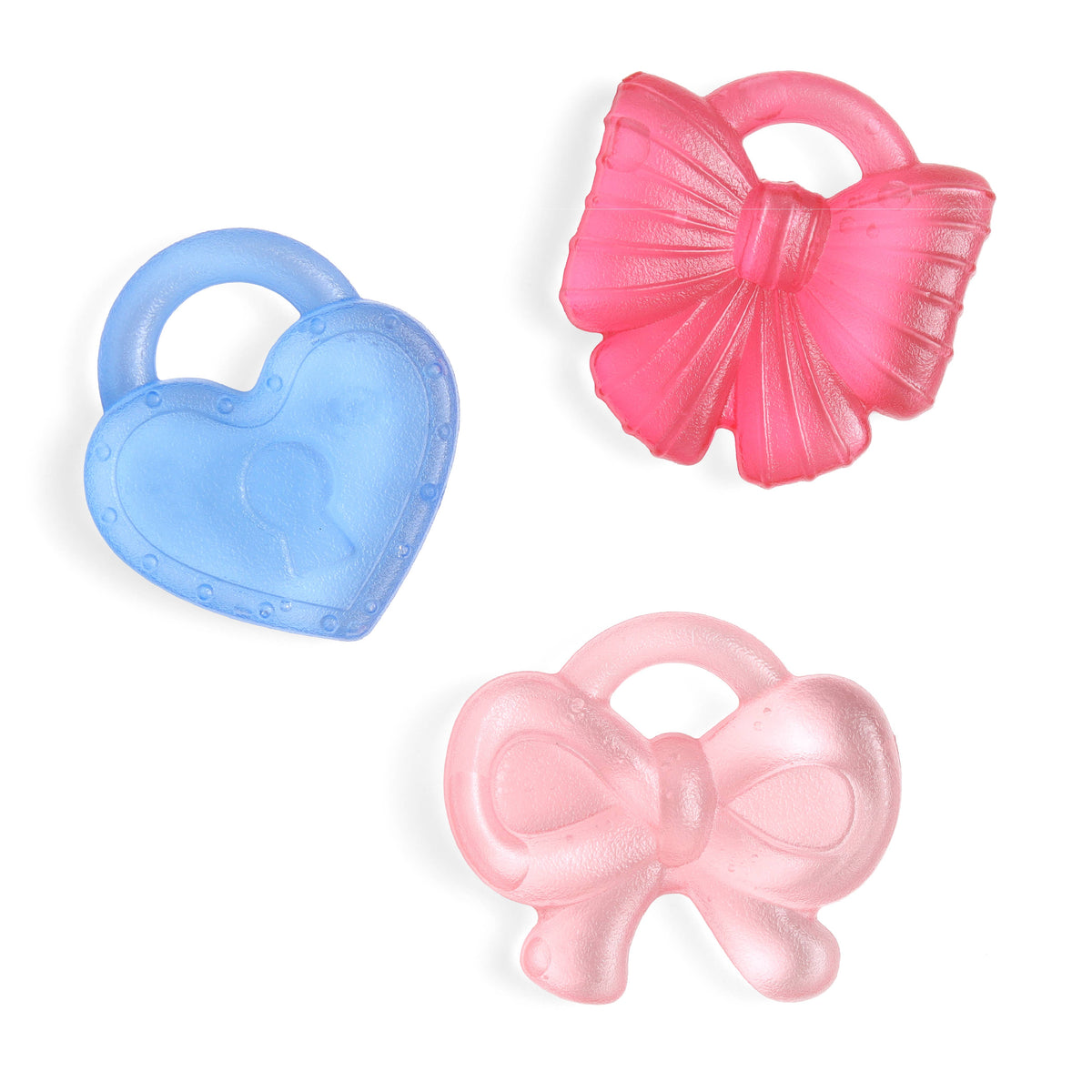 Itzy Ritzy Bow silicone cooling girly teether Cutie Coolers™ Bow - Little Birdies Boutique children's store