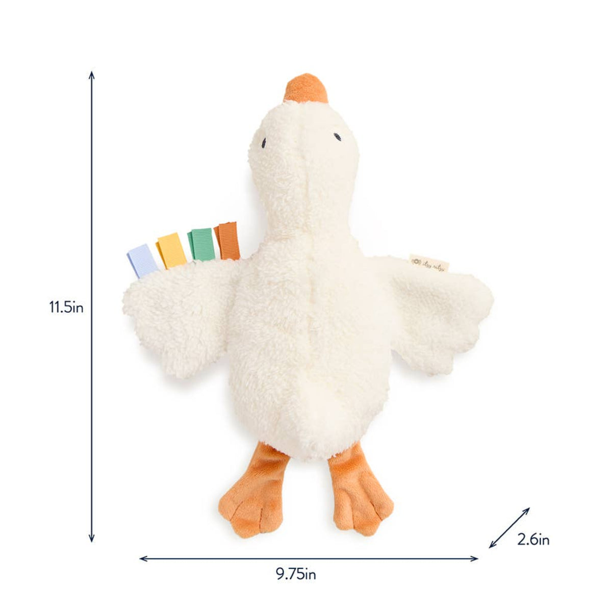 Itzy Ritzy Gracie The Goose Itzy Huggable™ Plush Lovie Baby Toy - Little Birdies Boutique Children's store