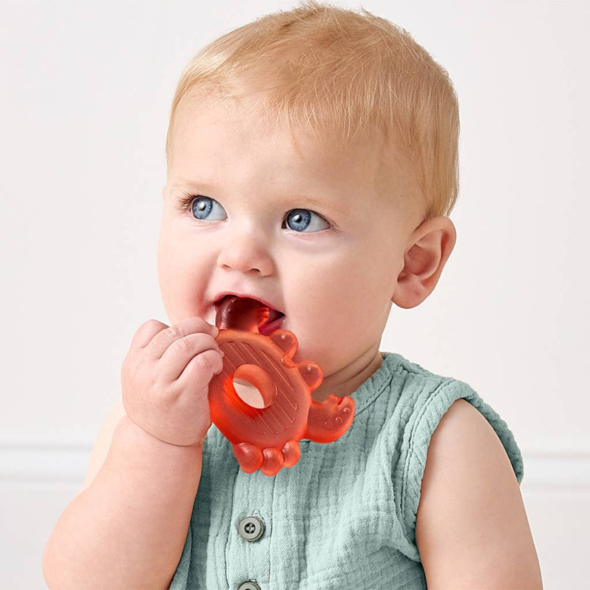 Itzy Ritzy silicone frozen baby teether nautical Nautical Cutie Coolers™ Soothing Water-filled Teethers - Little Birdies boutique children's store