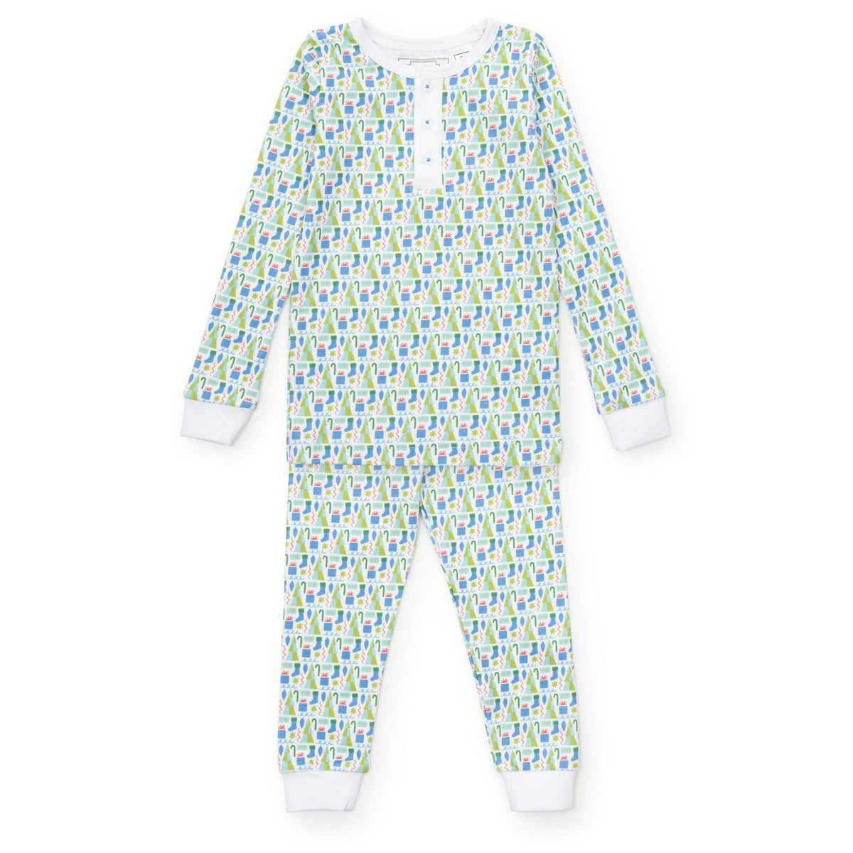 Jack Boys' Pajama Pant Set Mod Holiday Blue