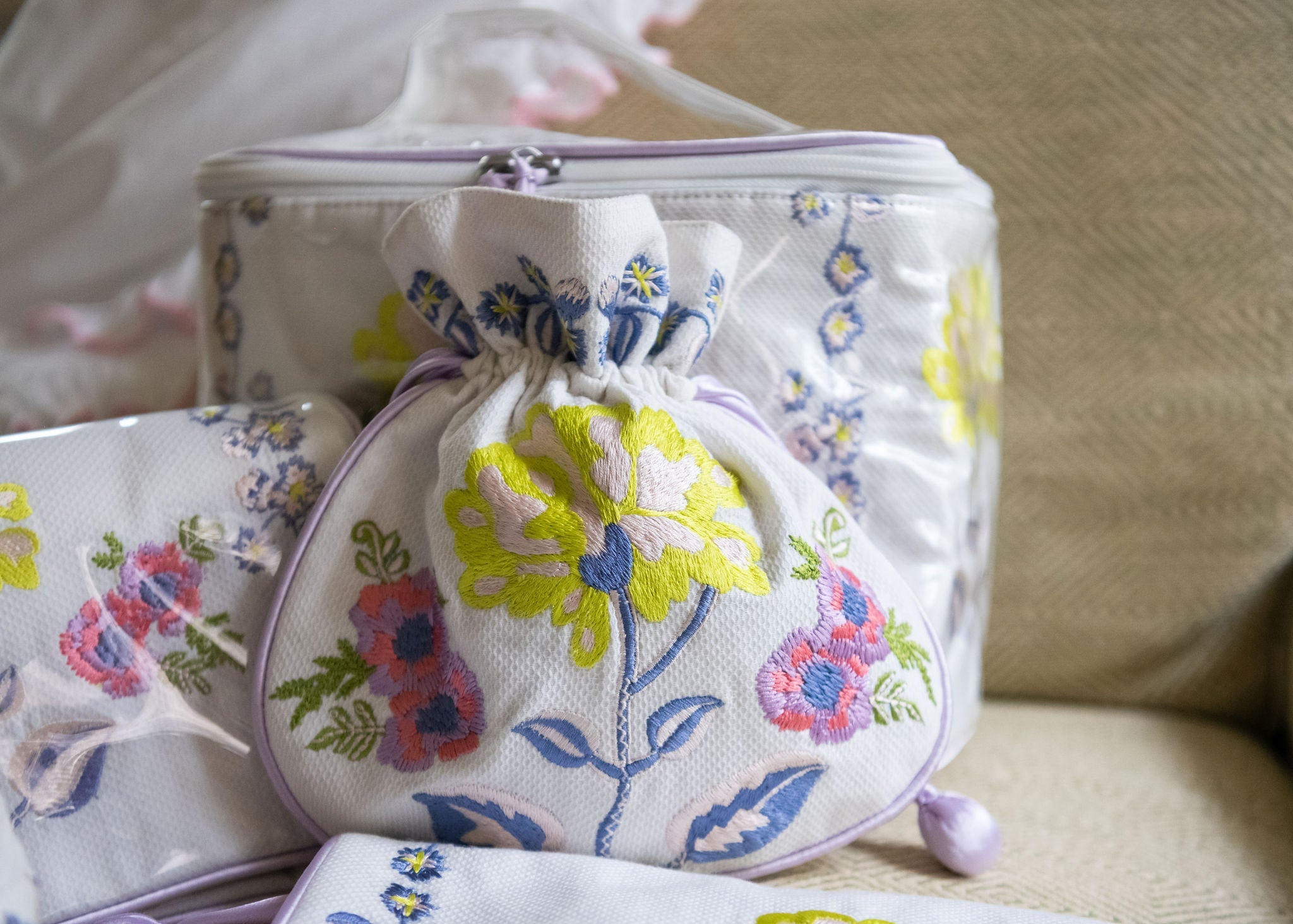 PEONY JEWELRY POUCH
