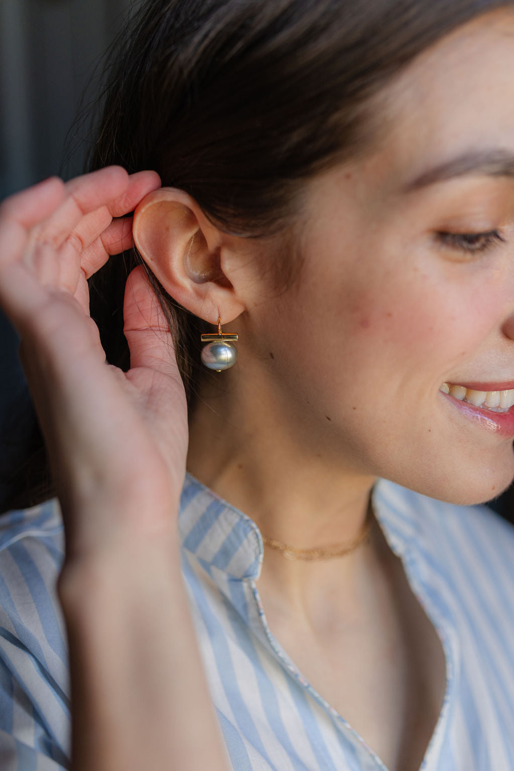 CLASSIC COTTON STRIPED NIGHTSHIRT