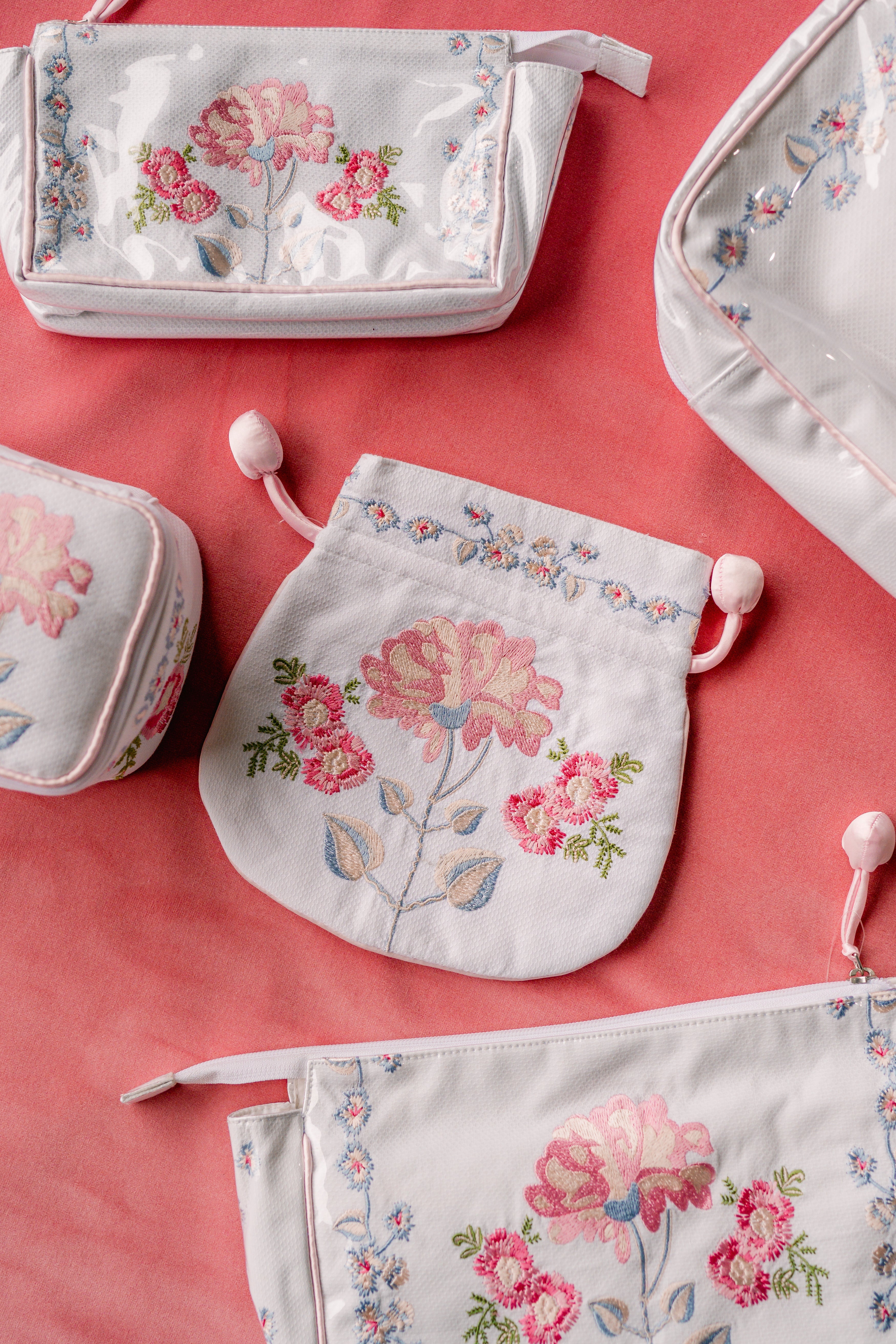 PEONY JEWELRY POUCH