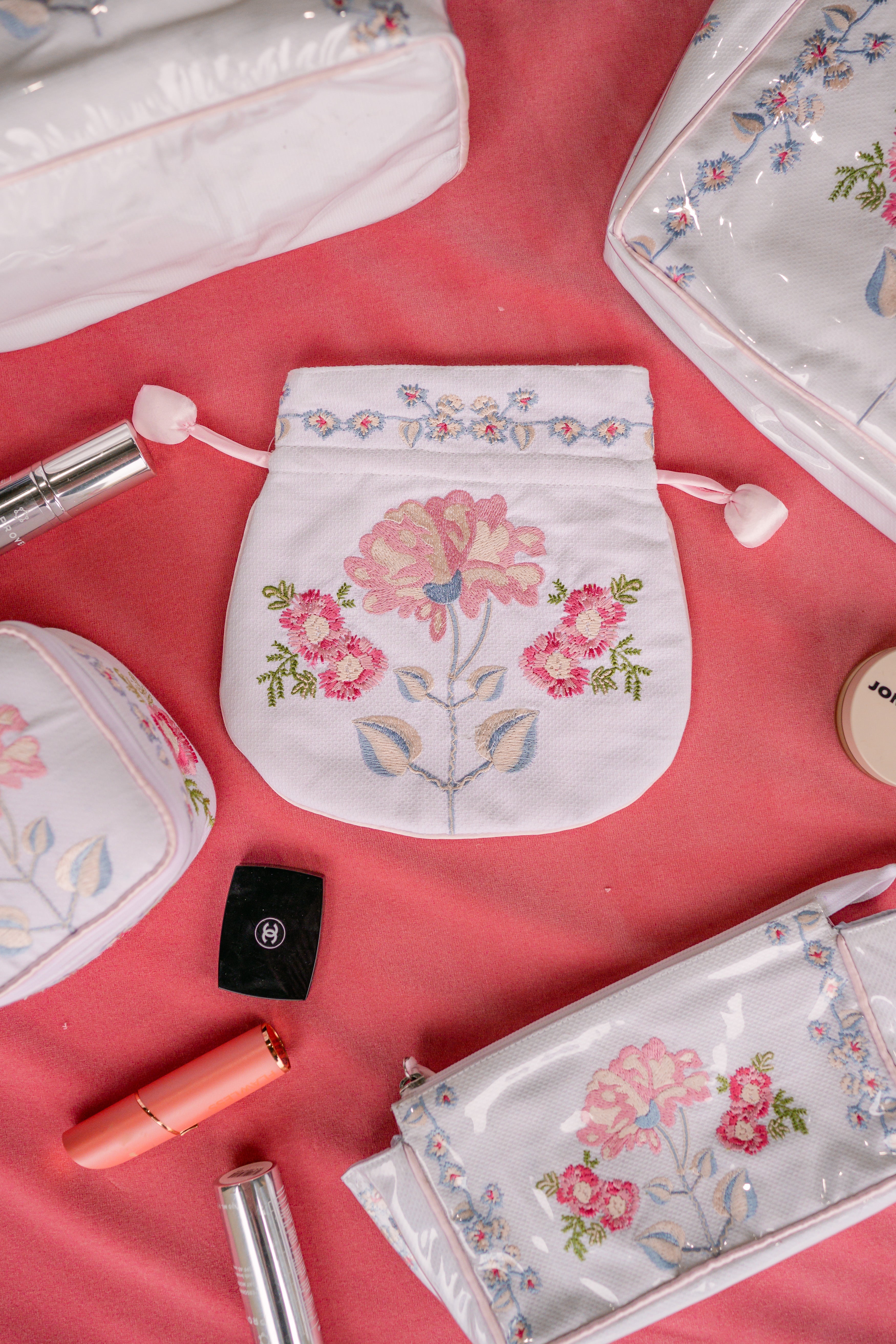 PEONY JEWELRY POUCH