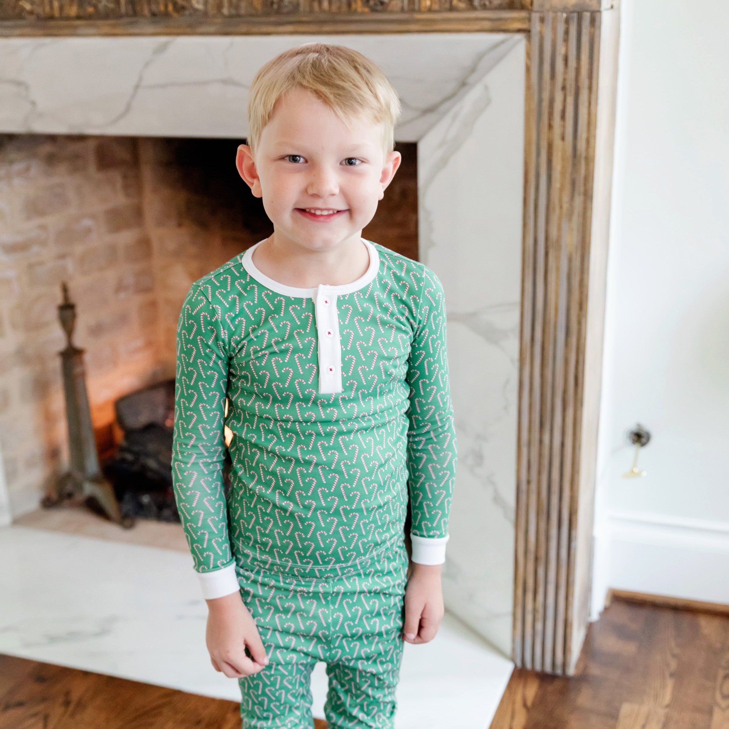 Jack Boys' Pajama Pant Set Candy Cane Lane